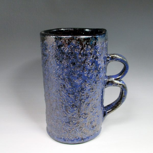 Blue Metallic Brush Holder/Coffee Mug - Image 6