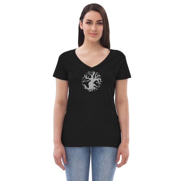 Women’s recycled v-neck t-shirt