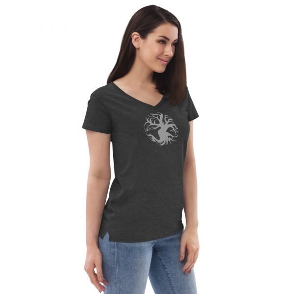 Women’s recycled v-neck t-shirt - Image 10