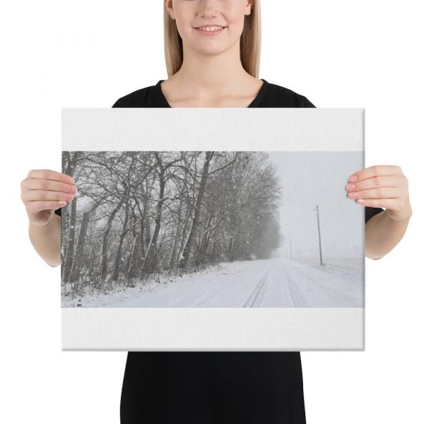 Winter Photo on Canvas - Image 2