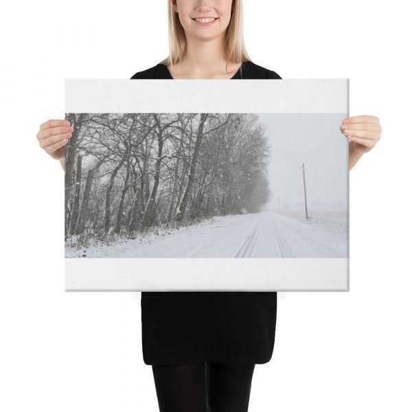 Winter Photo on Canvas - Image 3