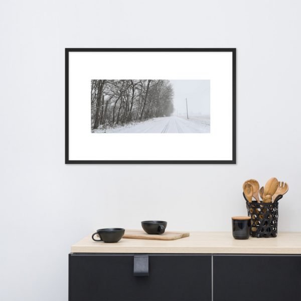 Winter Photo Framed poster